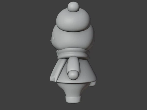 Christmas bear 3D Print Model