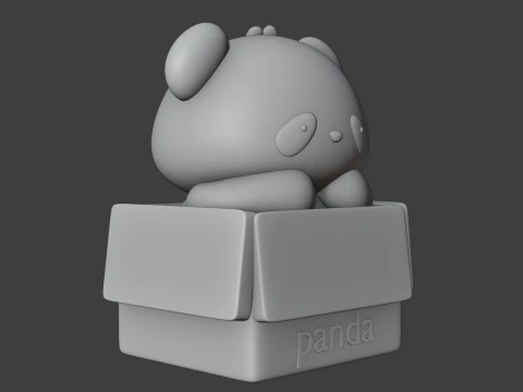 Panda 3D Print Model