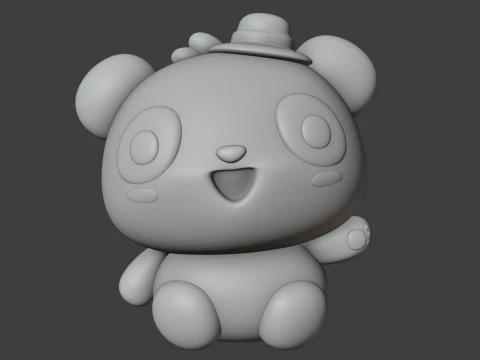 Panda 3D Print Model
