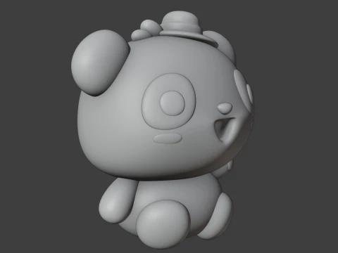 Panda 3D Print Model