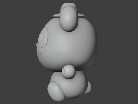 Panda 3D Print Model