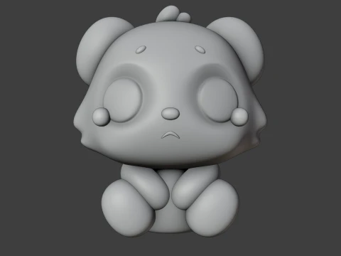 Panda 3D Print Model