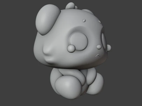 Panda 3D Print Model