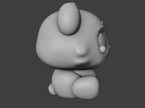 Panda 3D Print Model