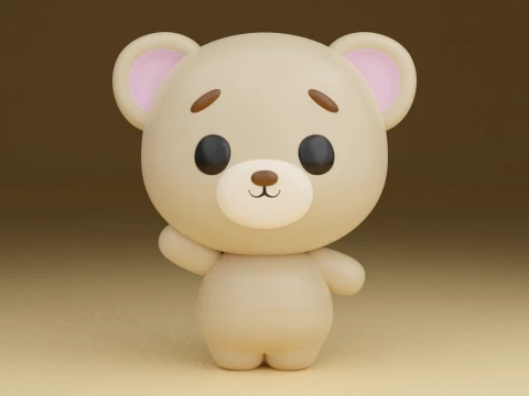 Bear 3D 프린트 모델