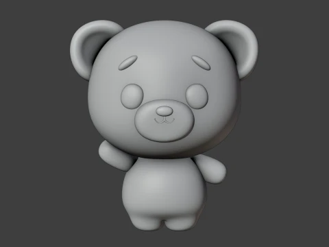 Bear 3D Print Model