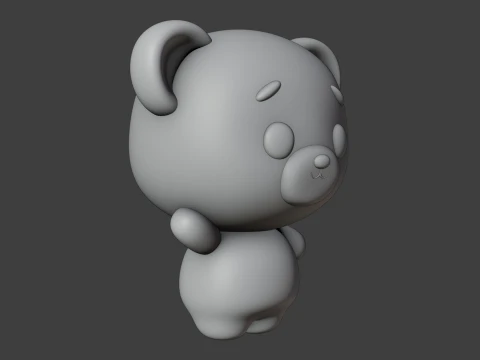 Bear 3D Print Model