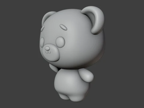 Bear 3D Print Model