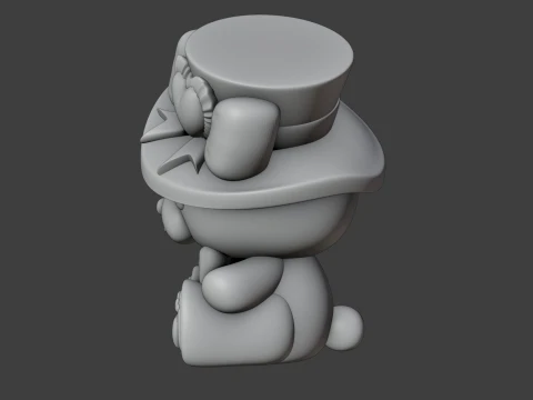 Valentine bear 3D Print Model