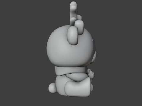 Christmas bear 3D Print Model