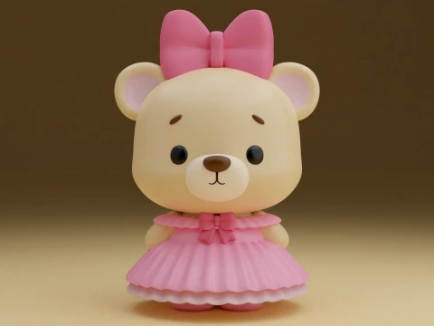 Bear 3D 프린트 모델