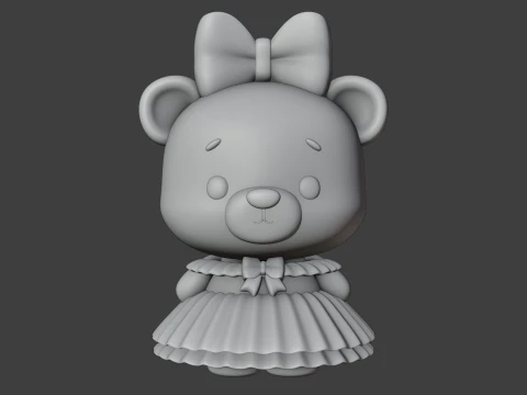 Bear 3D Print Model