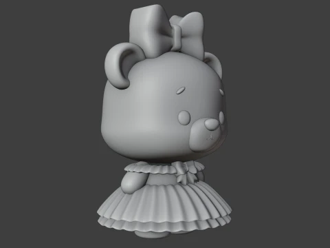 Bear 3D Print Model