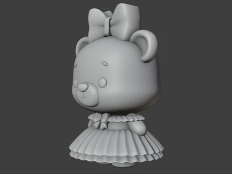 Bear 3D Print Model