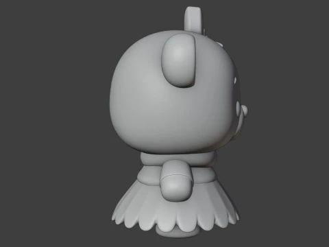 Christmas bear 3D Print Model