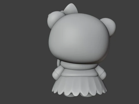 Christmas bear 3D Print Model