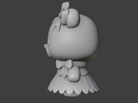 Christmas bear 3D Print Model