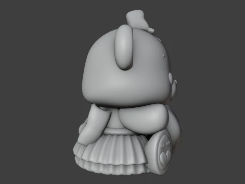 Valentine bear 3D Print Model