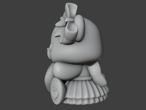 Valentine bear 3D Print Model