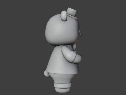 Valentine bear 3D Print Model