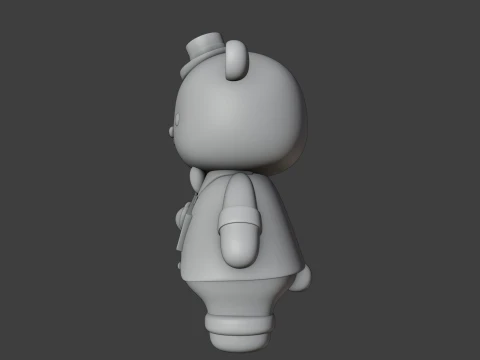 Valentine bear 3D Print Model