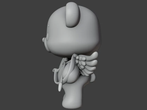 Valentine bear 3D Print Model