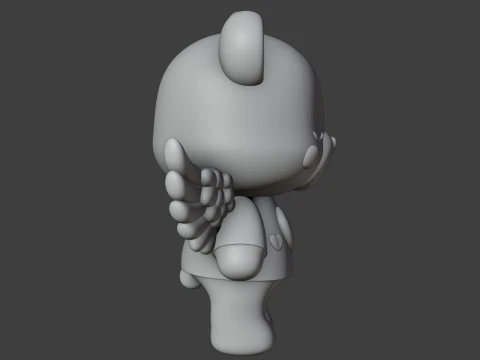 Valentine bear 3D Print Model