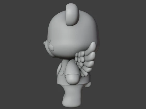 Valentine bear 3D Print Model