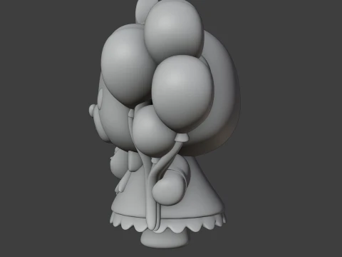 Valentine bear 3D Print Model