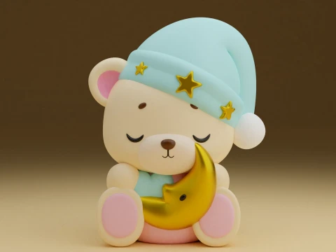 Bear 3D 프린트 모델