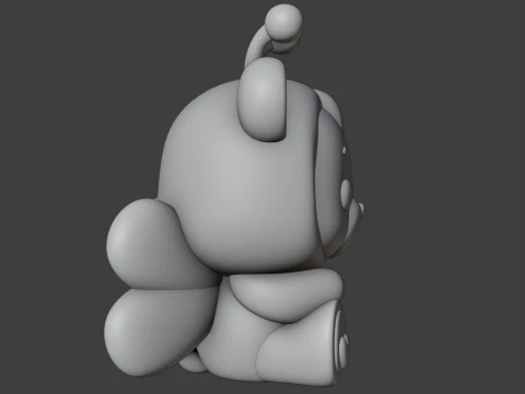 Bee bear 3D Print Model