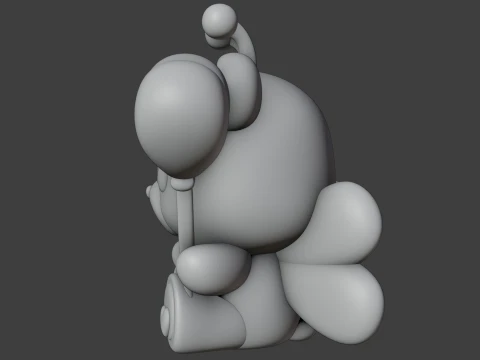 Bee bear 3D Print Model