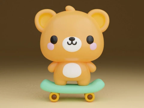 Teddy bear 3D Print Model