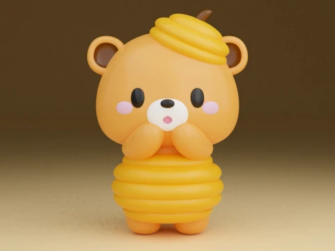 Honey bear 3D Принт Модель