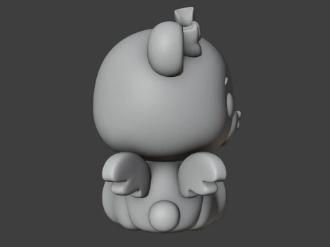 Valentine bear 3D Print Model