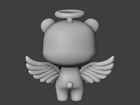 Valentine bear 3D Print Model
