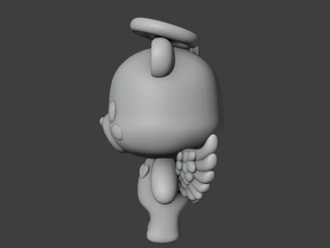 Valentine bear 3D Print Model
