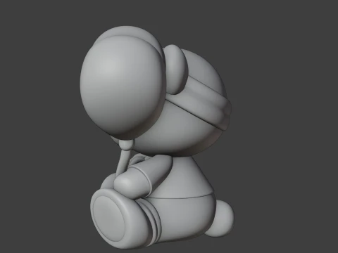 Valentine bear 3D Print Model