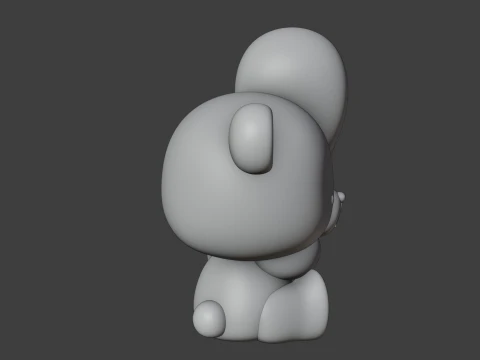 Valentine bear 3D Print Model