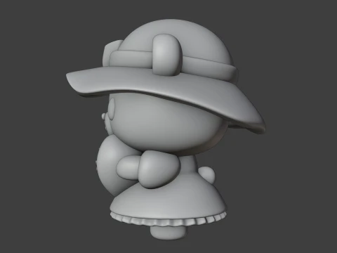 Valentine bear 3D Print Model