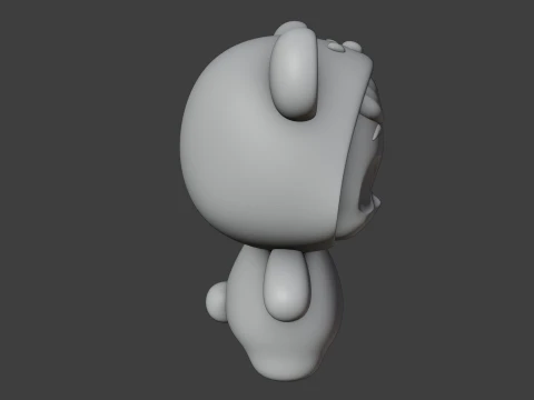 Baby bear 3D Print Model