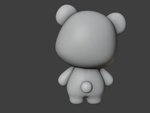 Baby bear 3D Print Model
