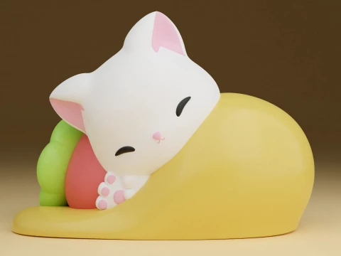 Cat 3D 프린트 모델