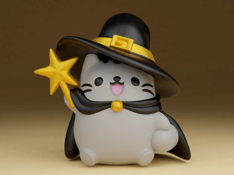 Halloween cat 3D 프린트 모델