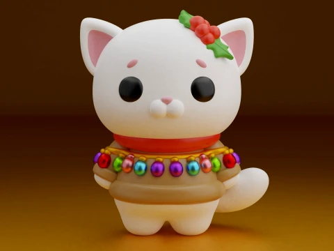 Christmas bear 3D 프린트 모델