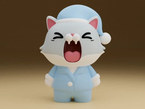 Cat 3D 프린트 모델