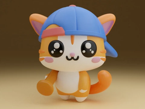 Cat 3D 프린트 모델