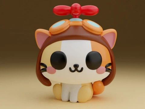 Cat 3D 프린트 모델