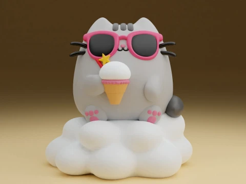 Cat 3D 프린트 모델