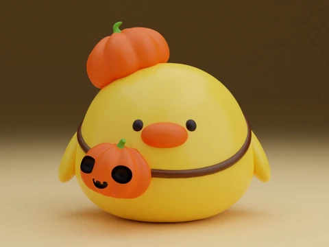 Halloween chicken 3D Print Model